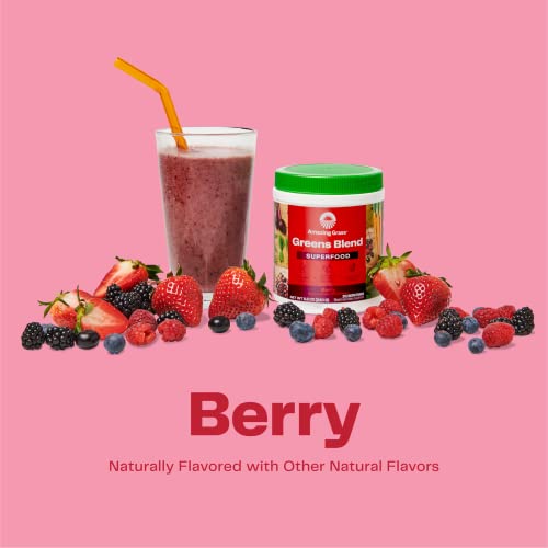 Amazing Grass Greens Blend Superfood: Super Greens Powder Smoothie Mix with Organic - Maple Wellness Supplements