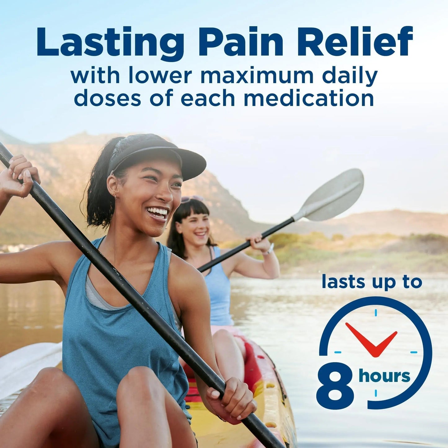 Amazon Basic Care Dual Action Acetaminophen 250 mg and Ibuprofen (NSAID) 125 mg Tablets, Pain Reliever for Headache, Backache, Menstrual Pain, Arthritis Pain Relief, 216 Count - Maple Wellness Supplements