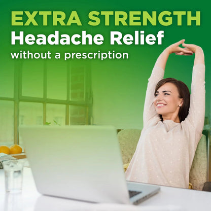 Amazon Basic Care Extra Strength Headache Relief Geltabs, Pain Reliever for Arthritis, Menstrual Pain and Cramps, 80 Count - Maple Wellness Supplements