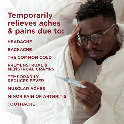 Amazon Basic Care Extra Strength Pain Relief, Acetaminophen Caplets, 500 mg, Pain Reliever/Fever Reducer, 500 Count - Maple Wellness Supplements