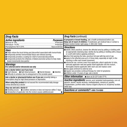 Amazon Basic Care Hemorrhoid Ointment, Fast-Acting Pain Relief, Relieves Burning, Itching, Swelling and Discomfort, 2 ounce (Pack of 1) - Maple Wellness Supplements