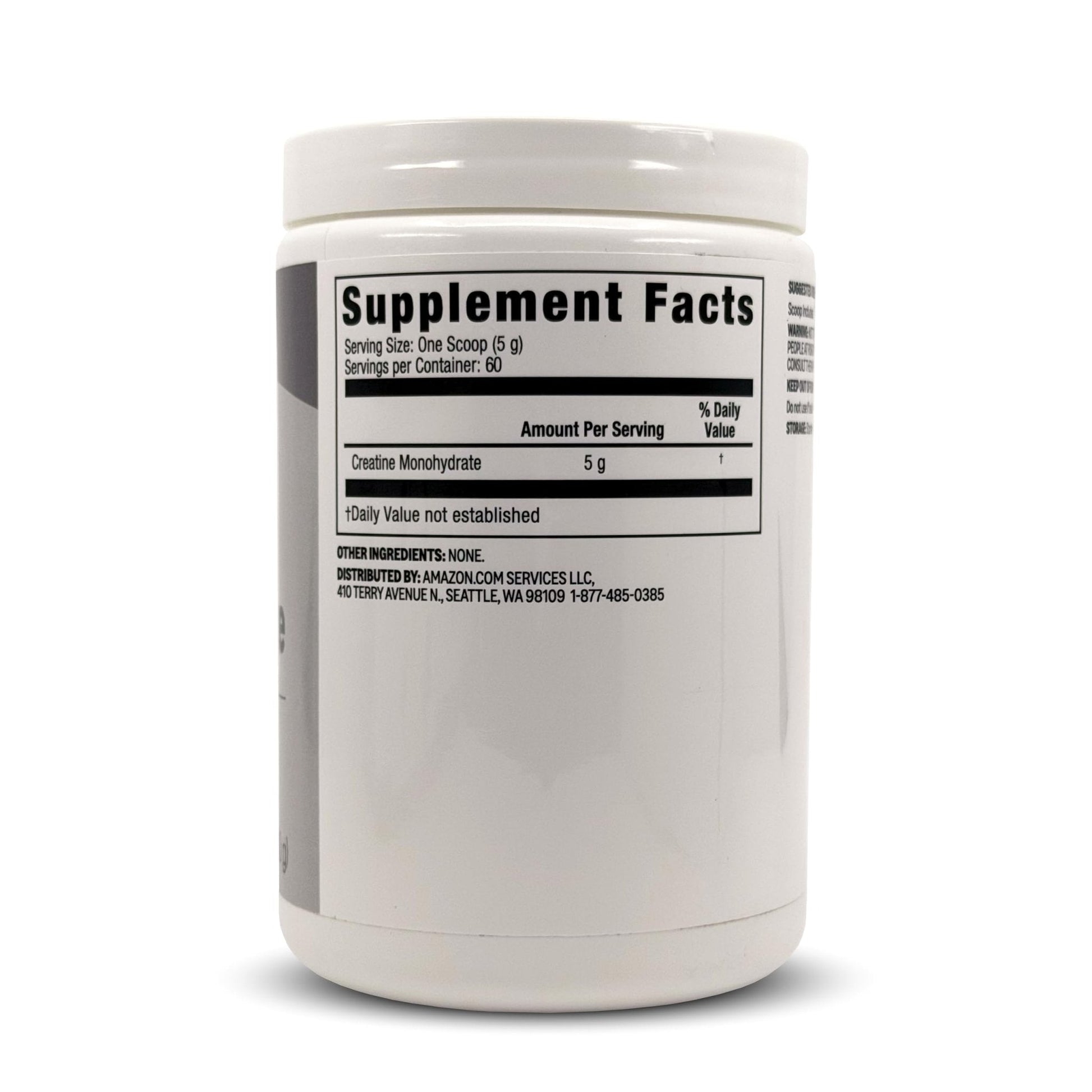 Amazon Basics Creatine Monohydrate Powder, 10.58 oz, 60 Servings - Maple Wellness Supplements