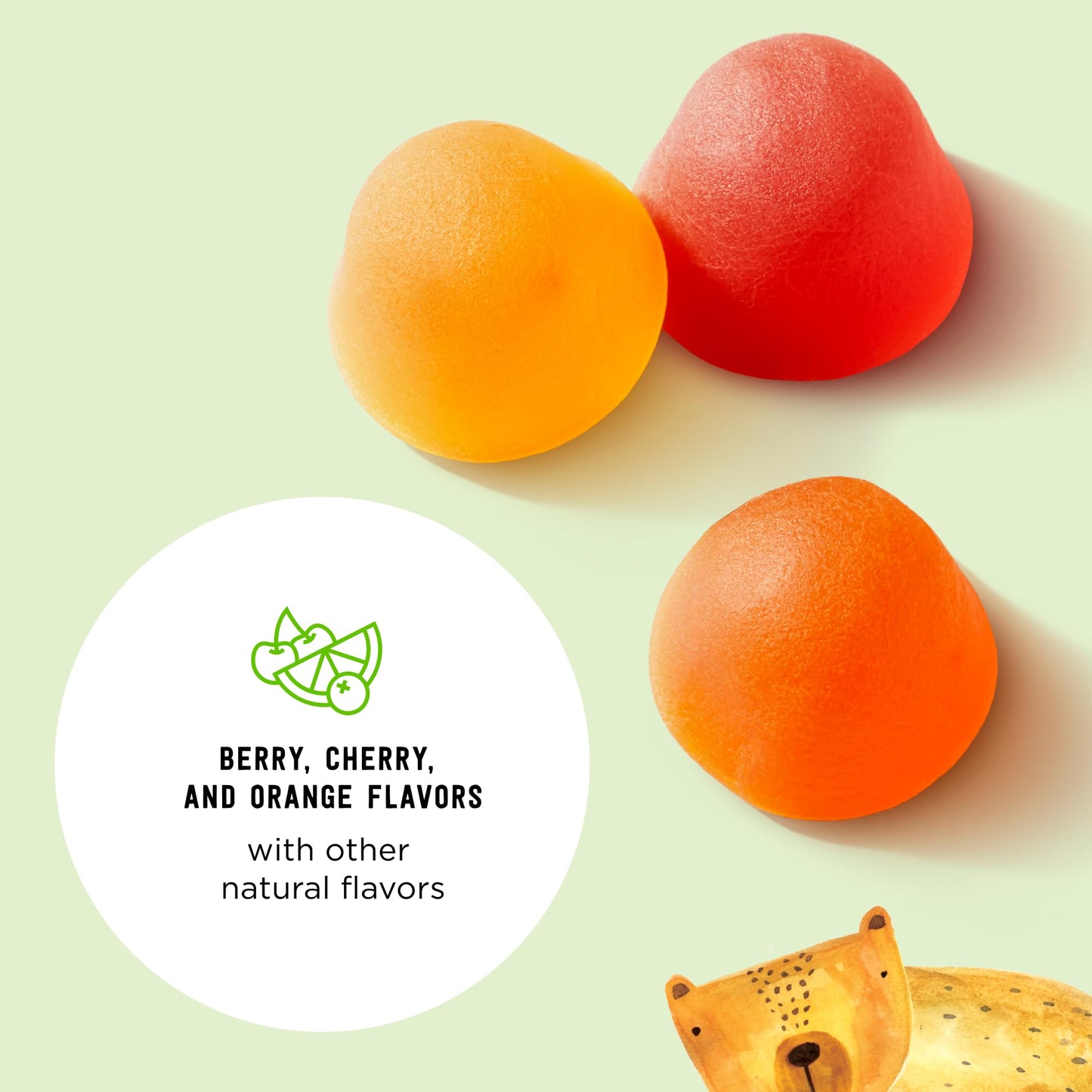 Amazon Brand - Mama Bear Organic Kids Multivitamin Gummies, Berry, Cherry & Orange, 60 Count, 1 Month Supply (Packaging May Vary) - Maple Wellness Supplements