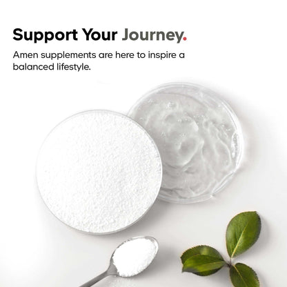 Amen Probiotics Supplement, SBO Probiotic and Organic Prebiotics, 50 Billion CFUs, Shelf Stable, No Refrigeration Required, Flora Daily Probiotic Formula for Women & Men - Maple Wellness Supplements