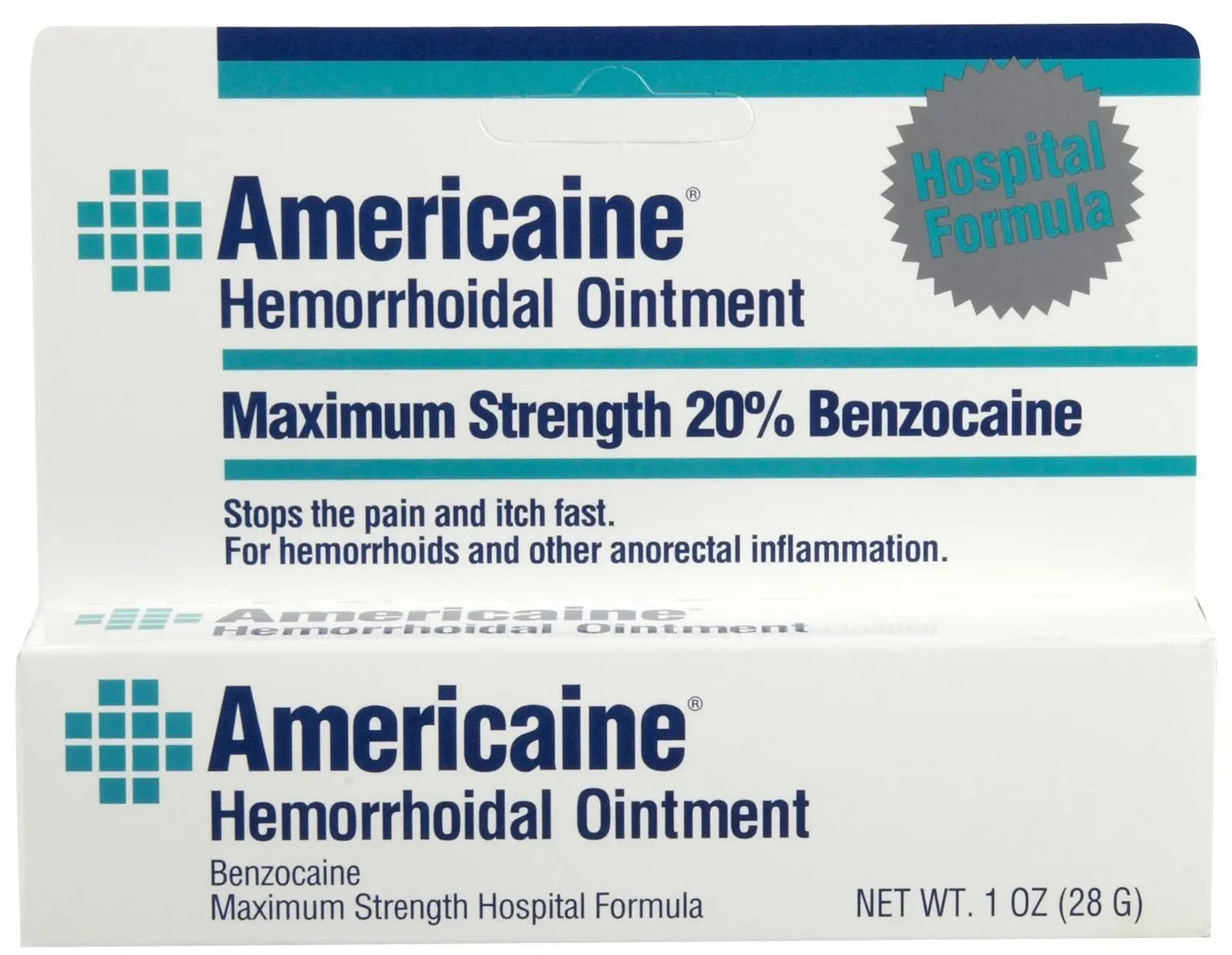 Americaine Hemorrhoidal Ointment Maximum Strength 20% Benzocaine 1 oz - Maple Wellness Supplements