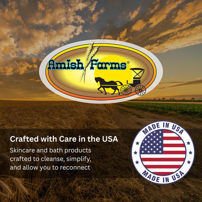 Amish Farms Natural Bar Soap 5-Pack Variety – Handmade Cold Process Moisturizing Soap Bars, Large Hand-Cut, Made in USA - Maple Wellness Supplements
