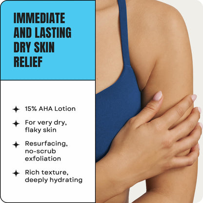 AmLactin Intensive Healing - Therapeutic Body Cream for Extremely Dry Skin - No-Scrub Exfoliator and Body Moisturizer Cream - Maple Wellness Supplements