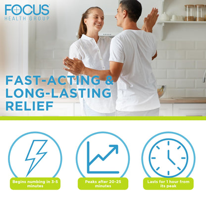 AneCream5-5% Lidocaine Numbing Cream - Maximum OTC Strength, Medical Grade Numbing Cream, Topical Anesthetic Lidocaine for Local & Anorectal Uses, Hemorrhoid Cream (0.5 oz/15 g) - Maple Wellness Supplements