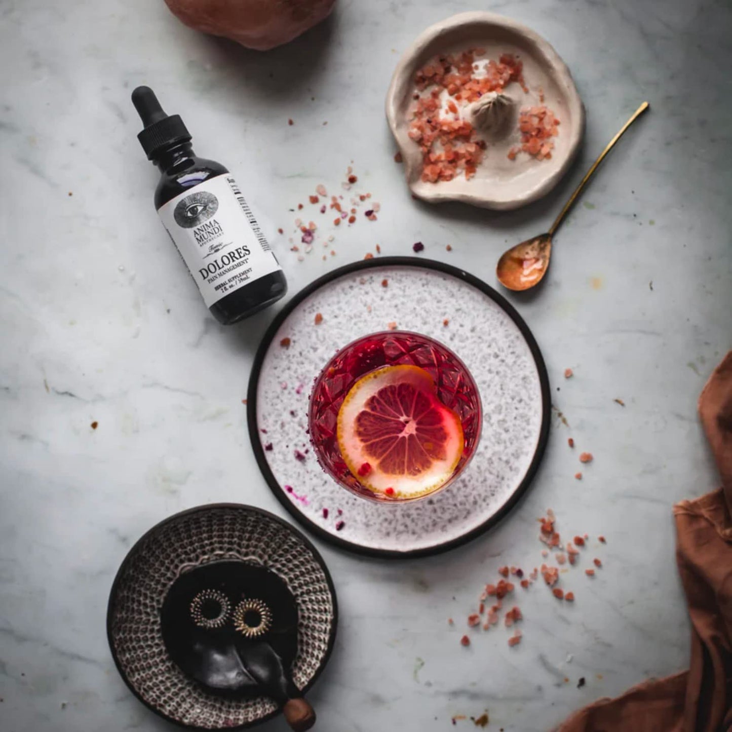 Anima Mundi Apothecary Dolores Tonic - Herbal Pain Management Supplement - Liquid Drops for Pain Management Support (2oz / 59ml) - Maple Wellness Supplements