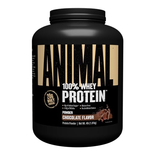 Animal 100% Whey Protein Powder – Whey Blend for Pre- or Post-Workout, Recovery - Maple Wellness Supplements