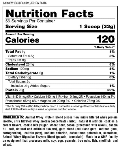 Animal Whey Isolate Protein Powder, Loaded for Post Workout and Recovery & Optimum - Maple Wellness Supplements