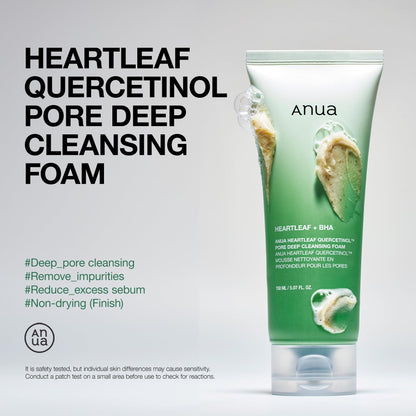Anua 3-Step Glass Skin Beginner Set, Oil Cleanser and Face Wash with Facial Serum, Double Cleansing Daily - Maple Wellness Supplements
