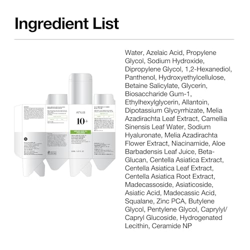 Anua Azelaic Acid 10 Hyaluron Redness Soothing Serum, Facial Serum for Blemish-Prone & Oily-Prone Skin - Maple Wellness Supplements