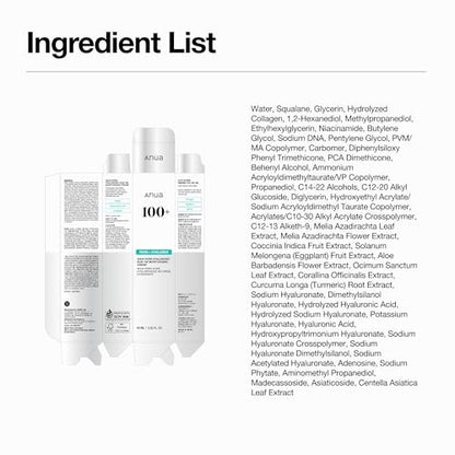Anua PDRN Hyaluronic Acid 100 Moisturizing Cream, Lightweight, Non-Greasy Hydrating Face Moisturizer with Salmon DNA - Maple Wellness Supplements