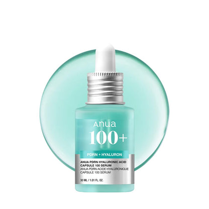 Anua PDRN Hyaluronic Acid Capsule 100 Serum, Radiant Face Serum, Salmon DNA, Hyaluronic Acid, Hydration, Moisture Plumping Effect - Maple Wellness Supplements