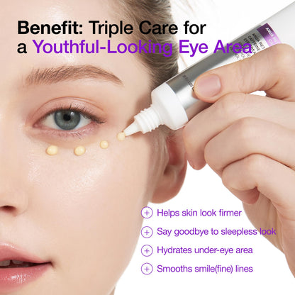 Anua Retinol 0.1 Caffeine Revitalizing Eye Cream, Lightweight Formula for Dark Circles & Puffiness - Maple Wellness Supplements