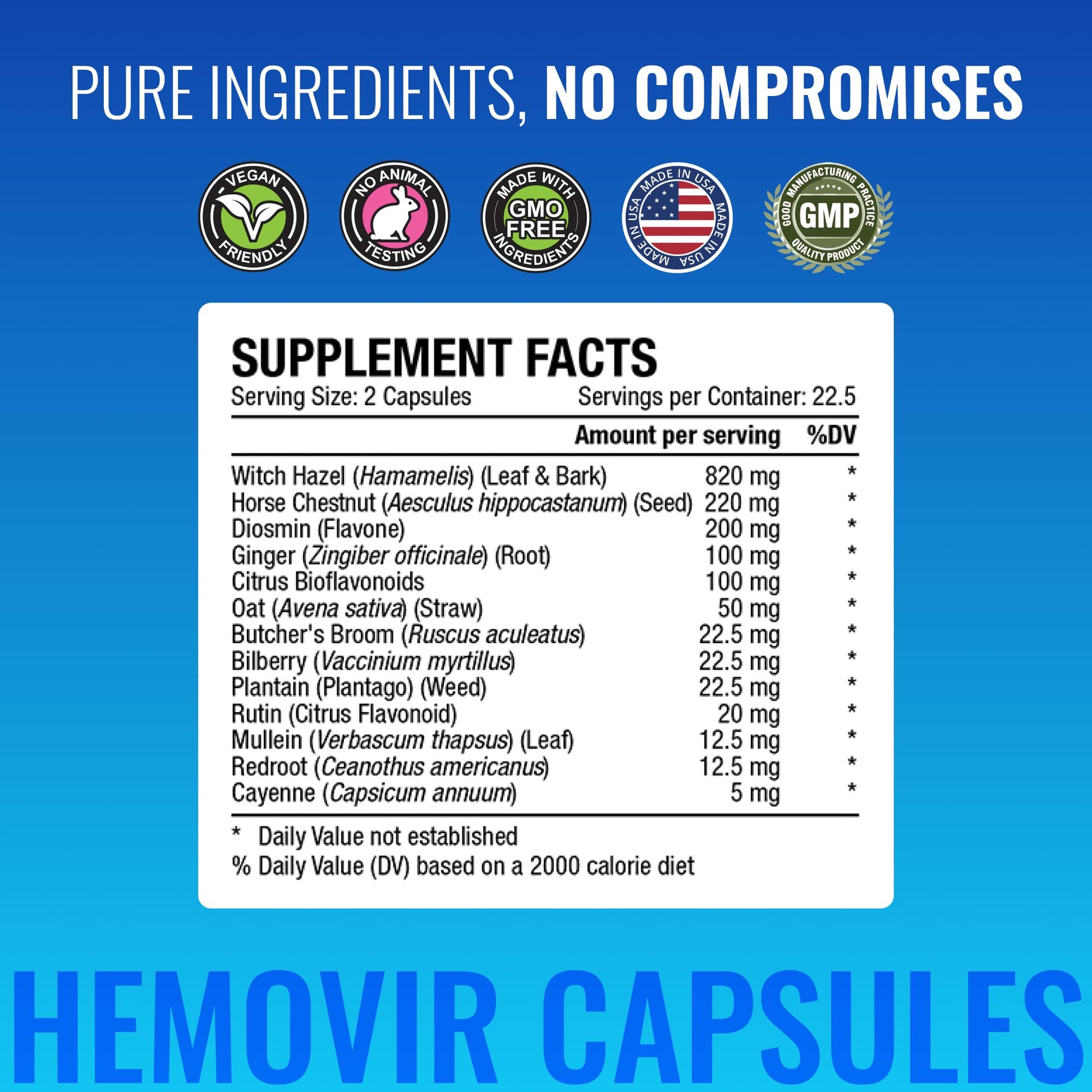 Approved Science Hemovir - Hemorrhoid Capsules and Cream - Dual-Action Stops Itching and Optimizes Blood Flow - Internal and External Care - 45 Capsules + 2 Fl Oz - Vegan - Non GMO - Made in The USA - Maple Wellness Supplements
