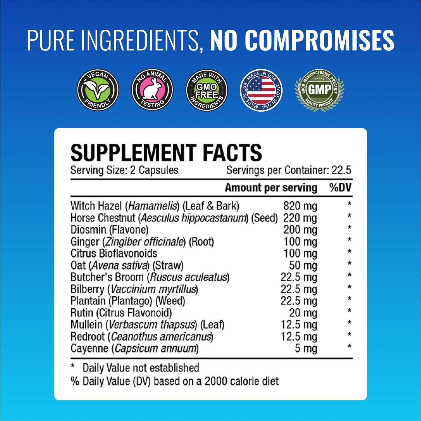 Approved Science Hemovir - Hemorrhoid Support Supplement - Witch Hazel, Horse Chestnut - 45 Capsules - 1 Bottle - Vegan - Maple Wellness Supplements