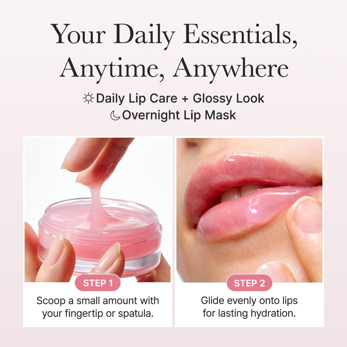 Arencia Honey Glazed Collagen Lip Mask, Overnight Lip Treatment with Collagen and Honey, 0.52 oz - Maple Wellness Supplements