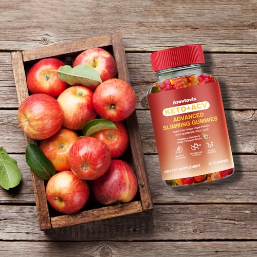 Arevtovis Apple Cider Vinegar Gummies - Boost Energy, Detox & Support Gut Health ACV - Maple Wellness Supplements