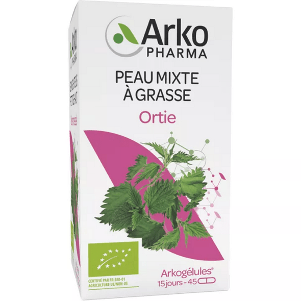 Arkocaps Ortie Peau Saine Bio 45 capsules - Maple Wellness Supplements