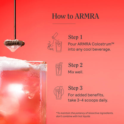 ARMRA Colostrum™ Premium Powder, Grass Fed, Gut Health Bloating Immunity Skin & Hair, Contains 400+ Bioactive Nutrients, Keto, Gluten & Fat Free (Vine Watermelon, Unflavored Bundle | 150 Servings) - Maple Wellness Supplements