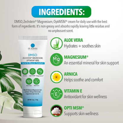 Arnica & DMSO Gel Recovery Bundle – 99.9% Pure Pharmaceutical Grade DMSO & Arnica Roll-On | Lavender Cream & Fast-Absorbing Gel | Hydrating & Non-Greasy | Made in USA - Maple Wellness Supplements