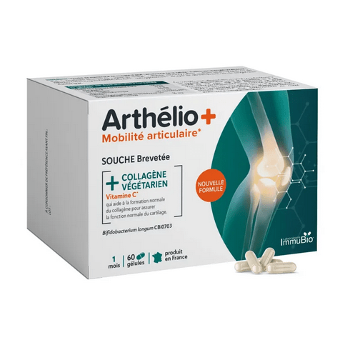 Arthelio+ joint mobility with vegetarian collagen - IMMUBIO 60 capsules - Maple Wellness Supplements