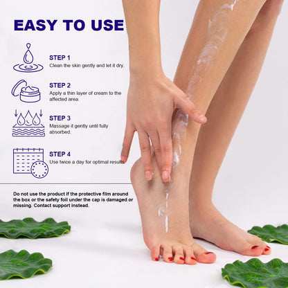ASDToTio Urea Cream 42% - Premium Urea Foot Cream - With 2% Salicylic Acid, Tea Tree Oil, Shea Butter, Aloe Vera - For Feet, Hands, Heels, Elbows, Knees and More - 4 oz - Maple Wellness Supplements