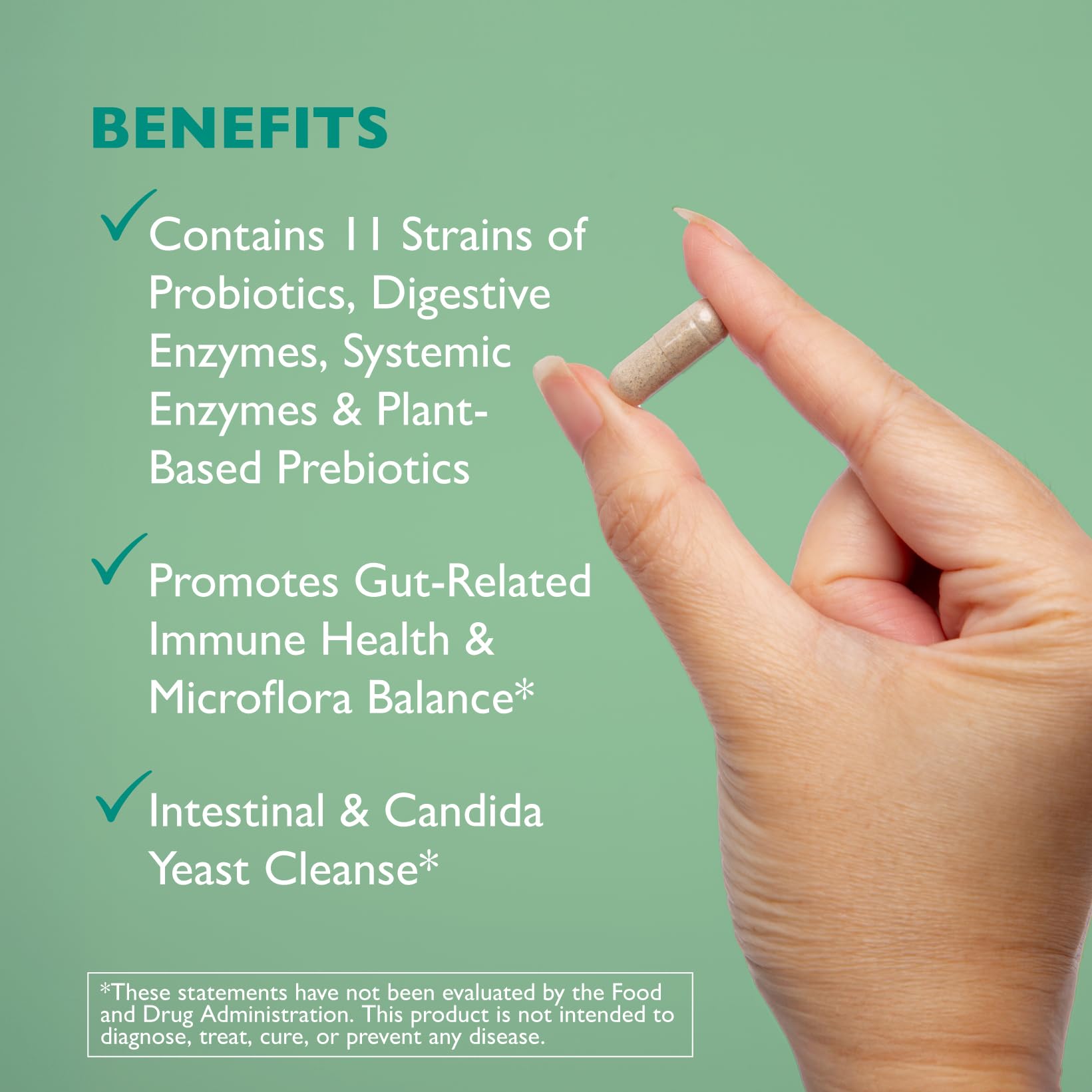 AST Enzymes Floracor - Supports Gut & Intestinal Health - Premium Probiotic, Prebiotic and Enzyme Formula - 60 Vegetarian Capsules - Maple Wellness Supplements
