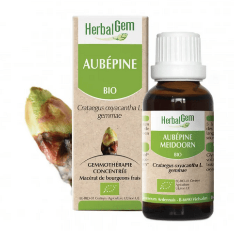 Aubépine BIO Macérat mère bourgeons Flacon 30 ml HERBALGEM - Maple Wellness Supplements