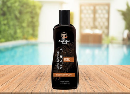 Australian Gold Rapid Tanning Intensifier Lotion, 8.5 Fl Oz | With Tea Tree Oil and Aloe Vera - Maple Wellness Supplements