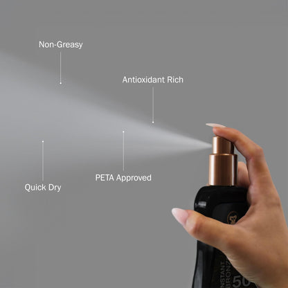 Australian Gold Spray Gel Sunscreen with Instant Bronzer SPF 50, 8 Ounce | Moisturize & Hydrate Skin - Maple Wellness Supplements
