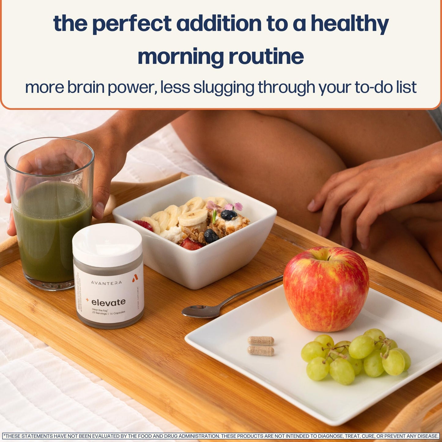 Avantera Elevate Premium Nootropic Supplement - Beat Brain Fog - Best Focus Supplements for Memory & Focus Support - Energy Without Crash - Maple Wellness Supplements