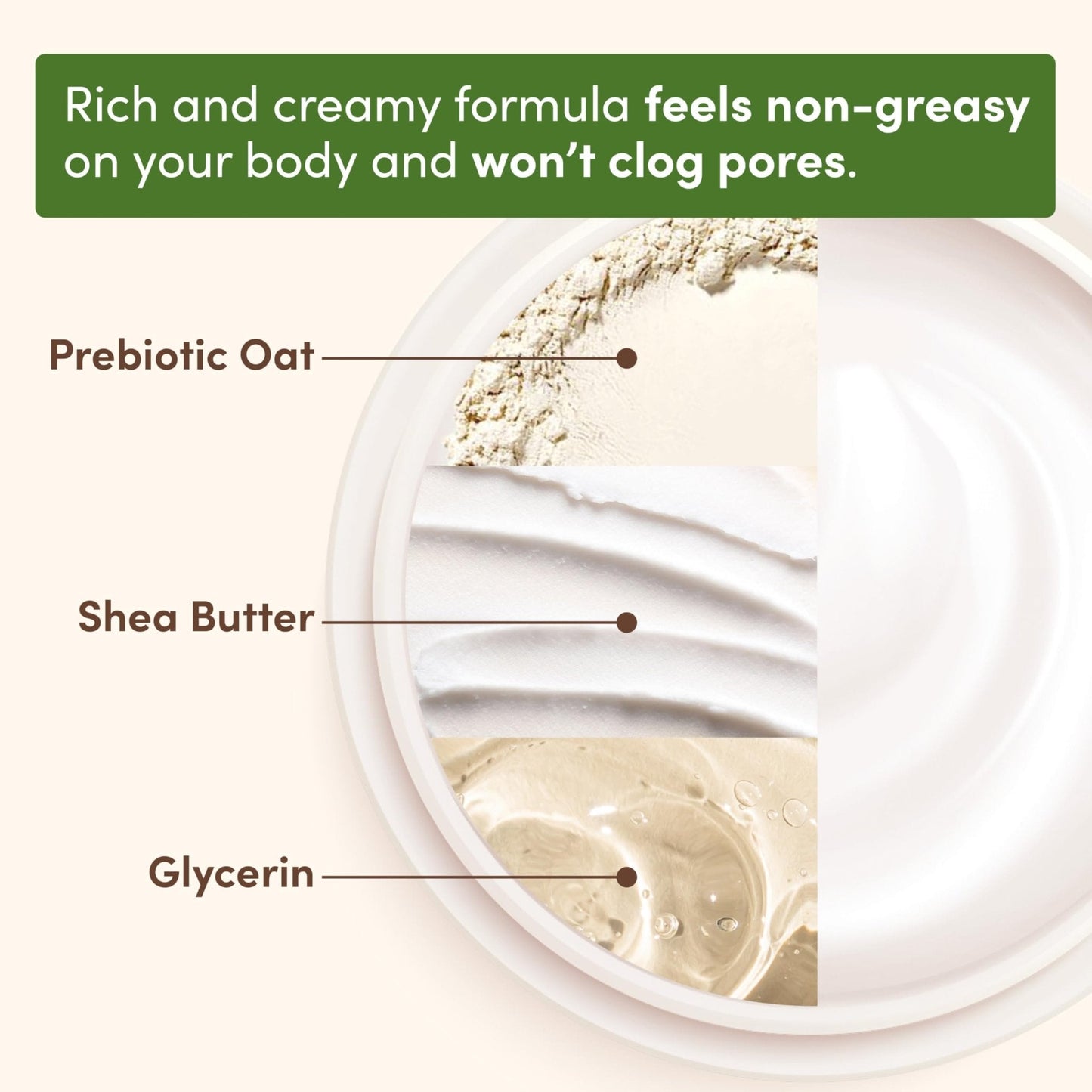 Aveeno Daily Moisturizing Cream with Prebiotic Oat & Shea Butter for Body, Face & Hands Moisturizer Cream - Maple Wellness Supplements
