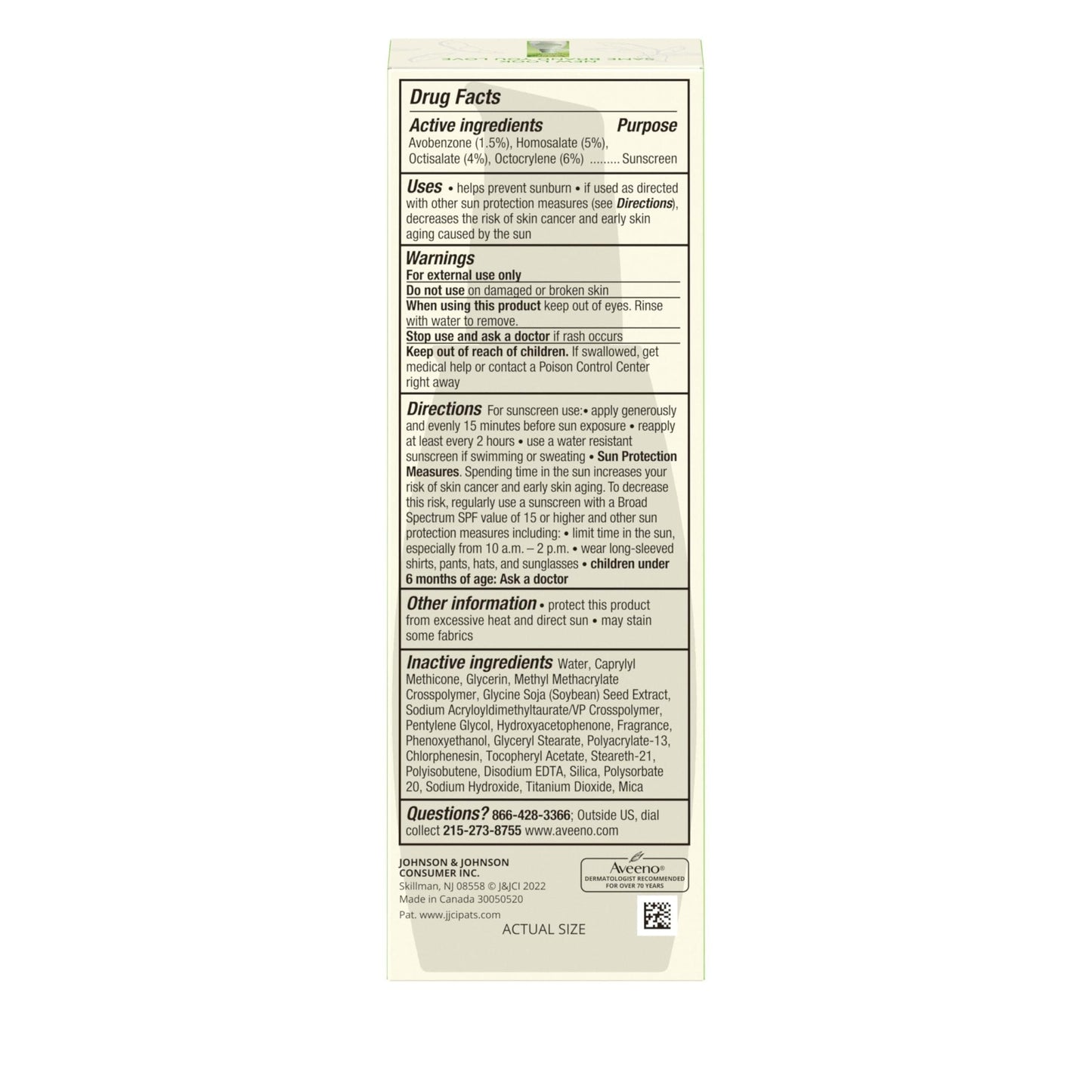 Aveeno Positively Radiant Face Moisturizer with SPF 30 Sunscreen, Hydrating Facial Moisturizer with Soy Extract to Visibly Improve Skin Tone and Texture - Maple Wellness Supplements