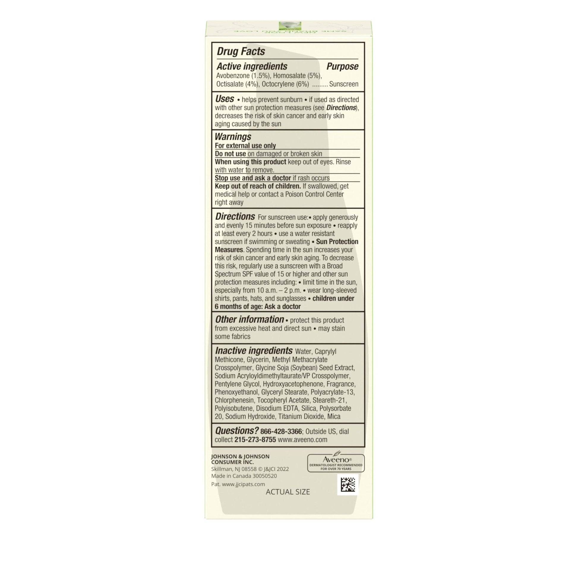 Aveeno Positively Radiant Face Moisturizer with SPF 30 Sunscreen, Hydrating Facial Moisturizer with Soy Extract to Visibly Improve Skin Tone and Texture - Maple Wellness Supplements