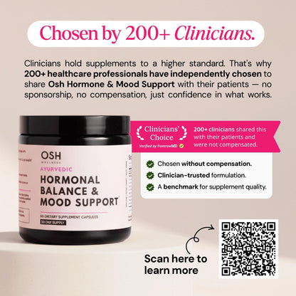 Ayurvedic Hormone Balance for Women | Cortisol Reducer | Mood, Energy, & Sleep Support | Regulates Estrogen | Stress Relief | Ashwagandha, Rhodiola, & Shatavari - Maple Wellness Supplements