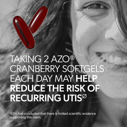 AZO Cranberry Supplement, Made with Concentrated Whole Fruit Cranberry Powder to Help Cleanse and Protect the Urinary Tract - Maple Wellness Supplements