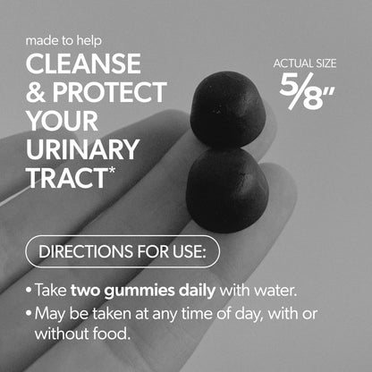 AZO Cranberry Urinary Tract Health Gummies Dietary Supplement, 2 Gummies = 1 Glass of Cranberry Juice, Helps Cleanse & Protect - Maple Wellness Supplements
