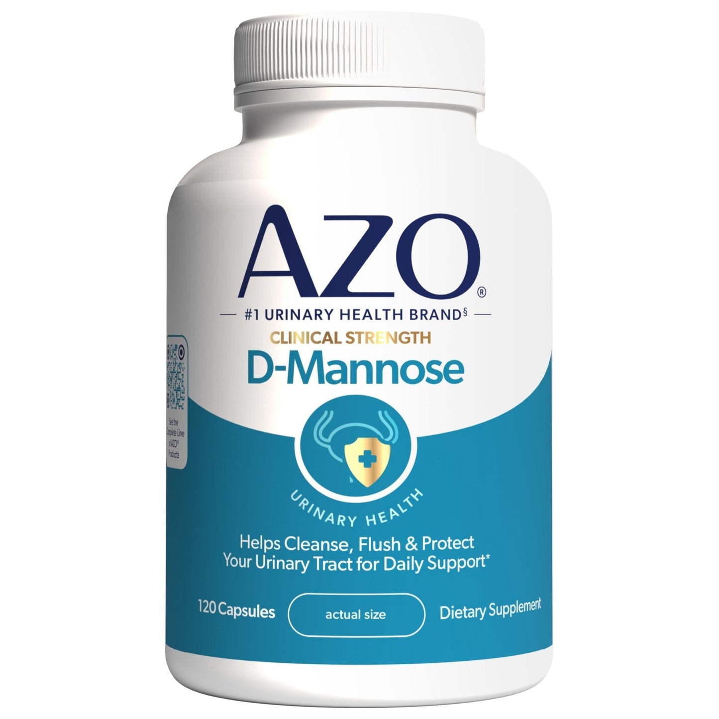 AZO D Mannose Urinary Tract Health, Cleanse, Flush & Protect The Urinary Tract, No.1 Pharmacist Recommended Brand - Maple Wellness Supplements