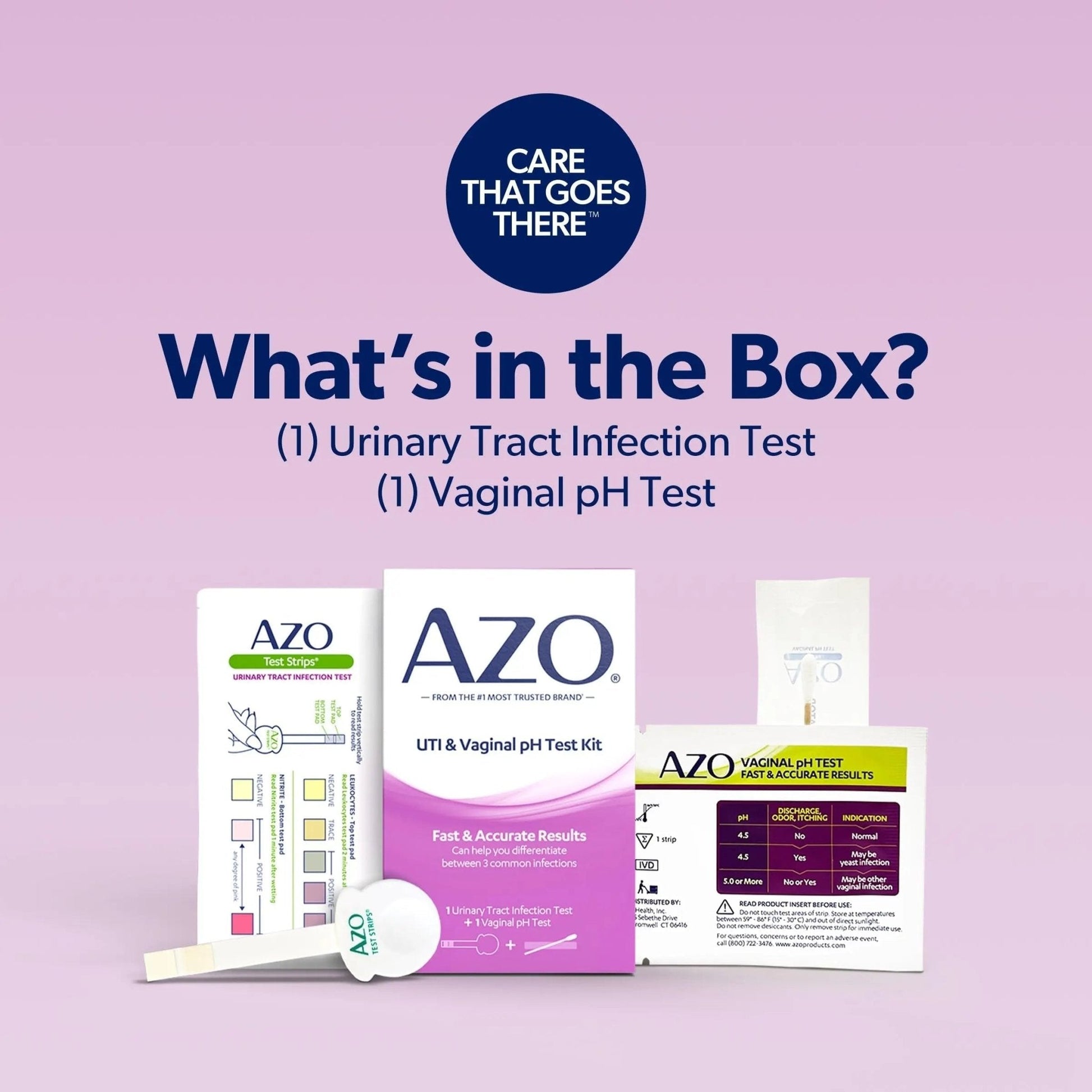 AZO Dual Protection Urinary & Vaginal Probiotic + UTI & Vaginal pH Test Kit (30 Count) - Maple Wellness Supplements