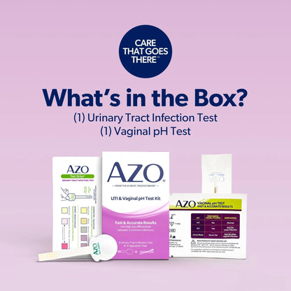 AZO Dual Protection Urinary & Vaginal Probiotic + UTI & Vaginal pH Test Kit (30 Count) - Maple Wellness Supplements