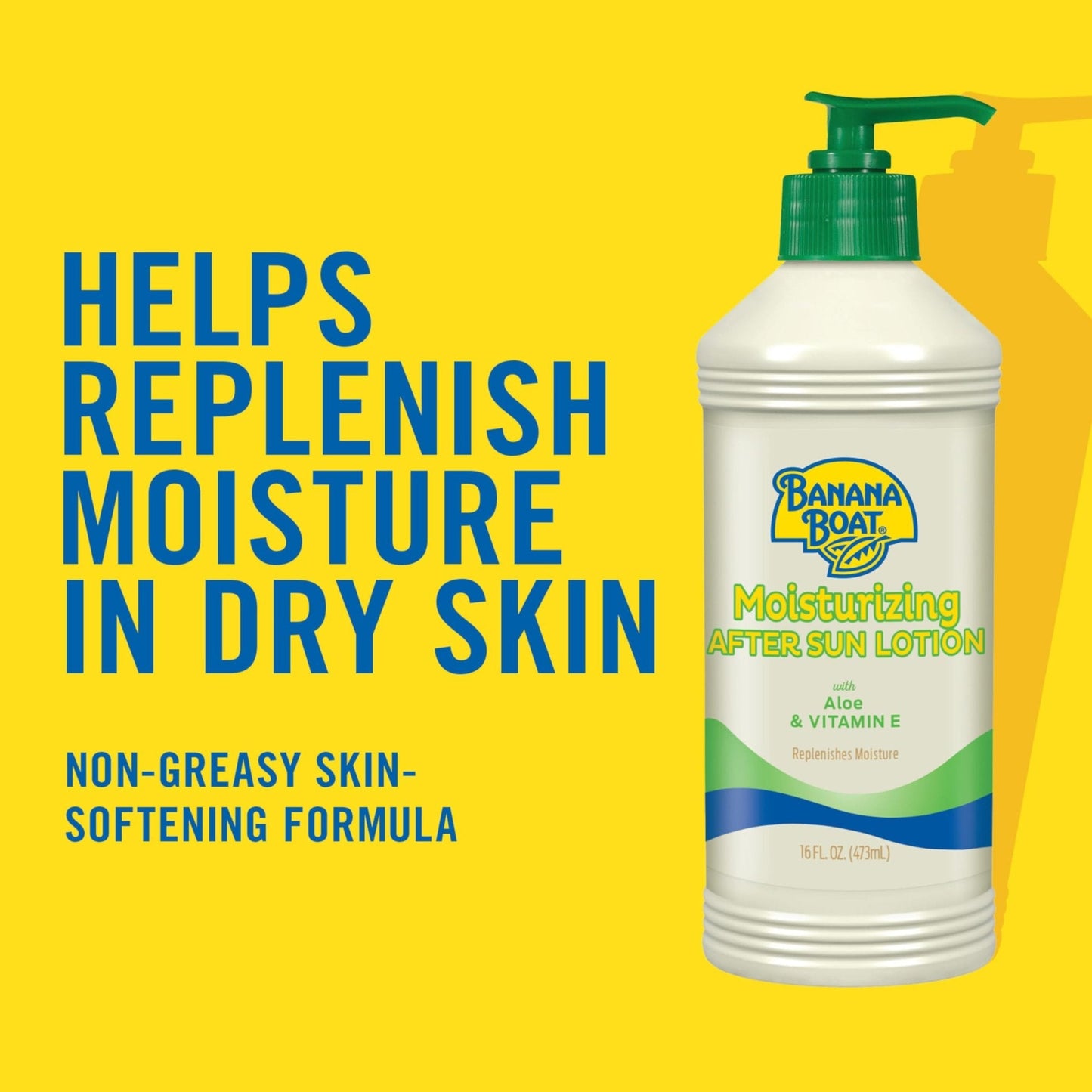 Banana Boat Moisturizing After Sun Lotion with Aloe and Vitamin E, 16Fl Oz, After Sun Care, Banana Boat After Sun Lotion, Sunburn Relief, 16Fl Oz - Maple Wellness Supplements