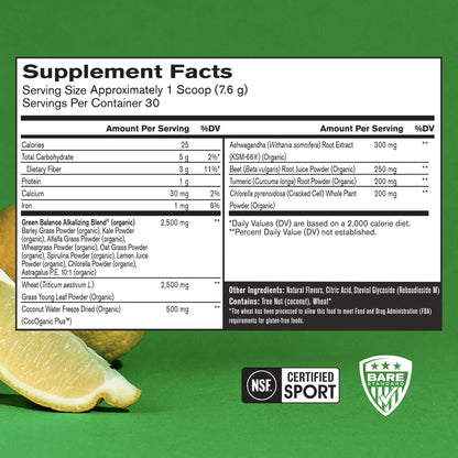 BARE PERFORMANCE NUTRITION BPN Health & Wellness Bundle, Strong Reds, Strong Greens Lemon, Strong Joints - Maple Wellness Supplements