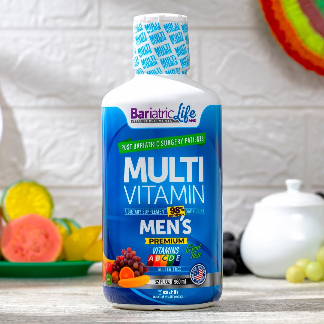 Bariatric Multivitamin Design for Post Bariatric Surgery Mens Patients, Sugar Free, 100+ Vitamins, Minerals & Amino Acids, Supports Muscle, Heart - Maple Wellness Supplements