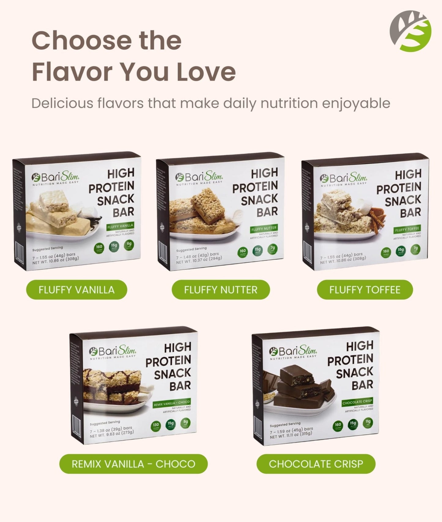 BariSlim High Protein Snack Bar for Bariatric Patients - Nutrient Rich Snack for Post-Surgery Wellness - Ideal for Weight Loss Maintenance & Daily Nutrition | Chocolate Crisp Bar (13 oz) - Maple Wellness Supplements