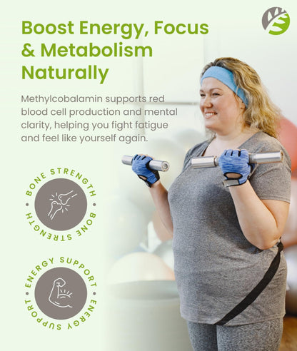 BariSlim Vitamin B12 Plus Tablets - Bariatric Formulated for Post Weight Loss Surgery, Including Gastric Bypass & Gastric Sleeve - Supports Energy Levels & Overall Health | Cherry Flavor - Maple Wellness Supplements