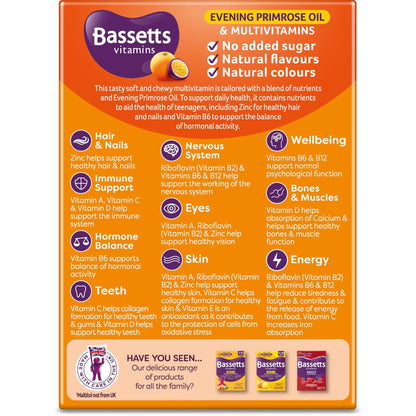 Bassetts Vitamins 12-18 EPO Orange & Passion Fruit 30's, 94.2 g, Orange and passionfruit - Maple Wellness Supplements