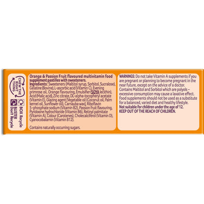 Bassetts Vitamins 12-18 EPO Orange & Passion Fruit 30's, 94.2 g, Orange and passionfruit - Maple Wellness Supplements